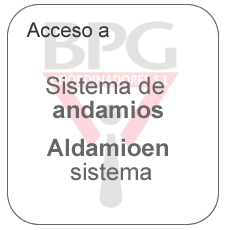 Acceso al sistema de andamios Acceso al sistema de andamios